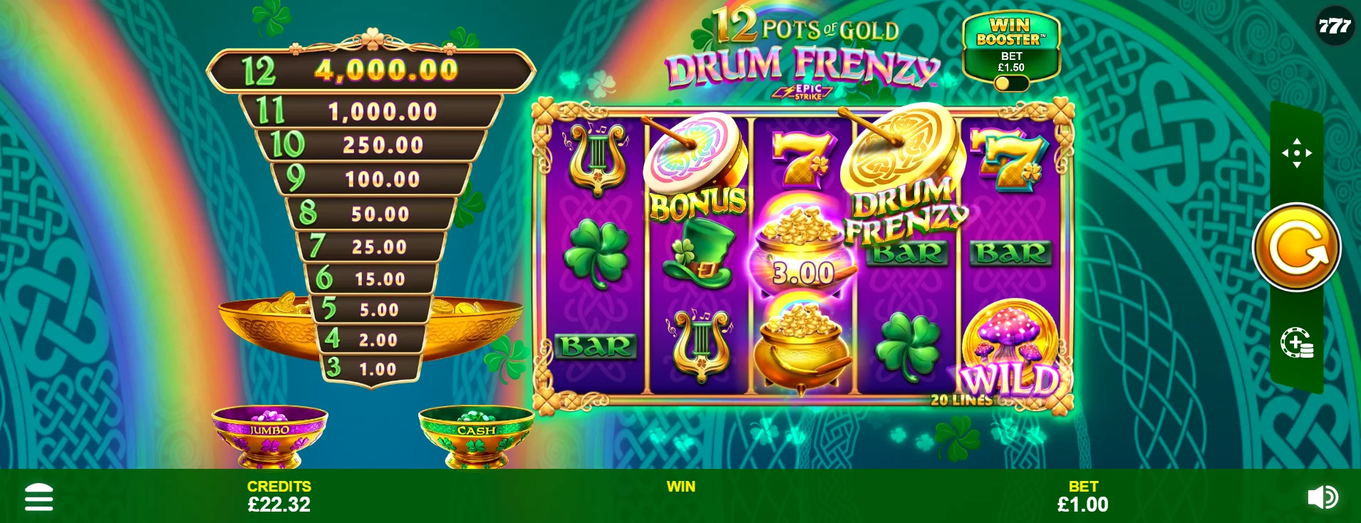 12 Pots of Gold: Drum Frenzy Preview