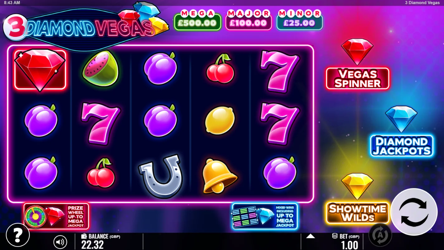 3 Diamond Vegas Preview