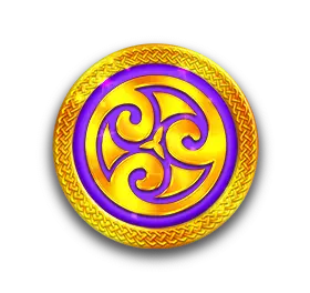 Purple Lucky Coin