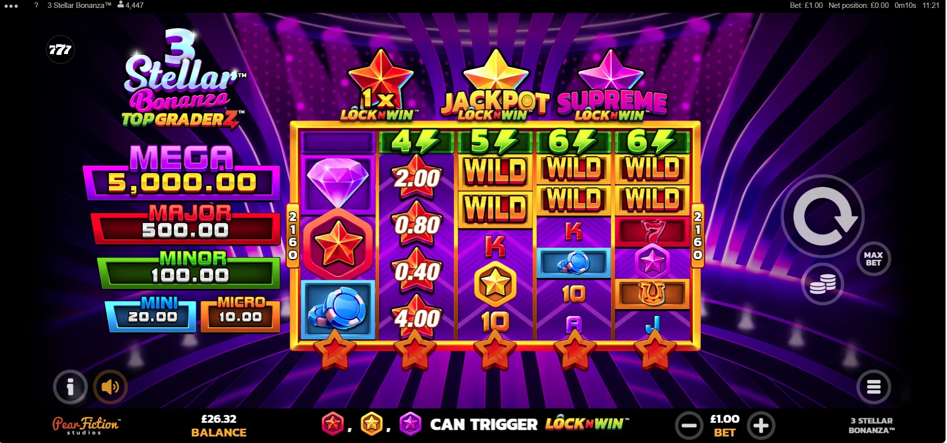 3 Stellar Bonanza Lotsaloot Preview