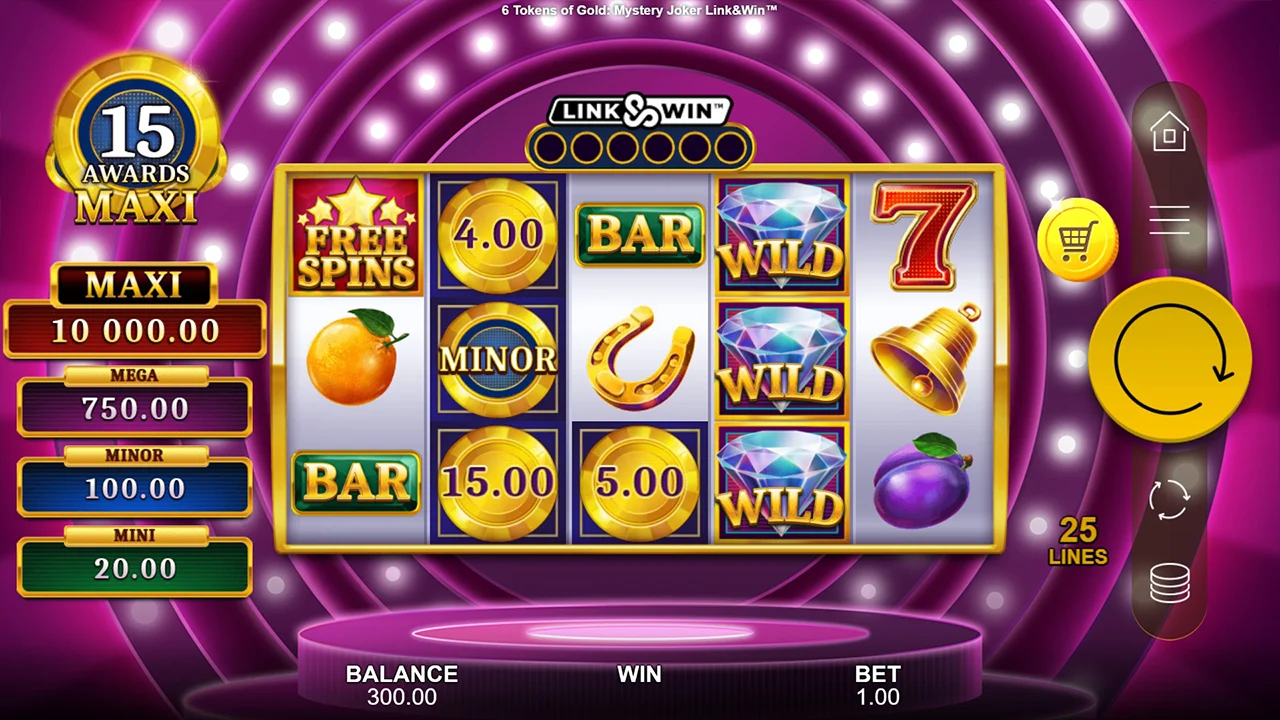 6 Tokens of Gold: Mystery Joker Link&Win Lotsaloot Preview