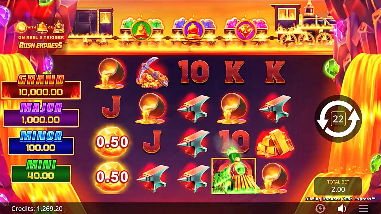 Blazing Bonanza Rush Express Preview