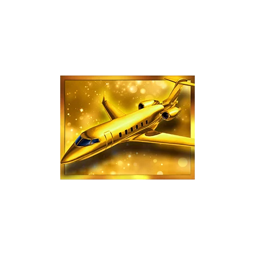Gold Private Jet