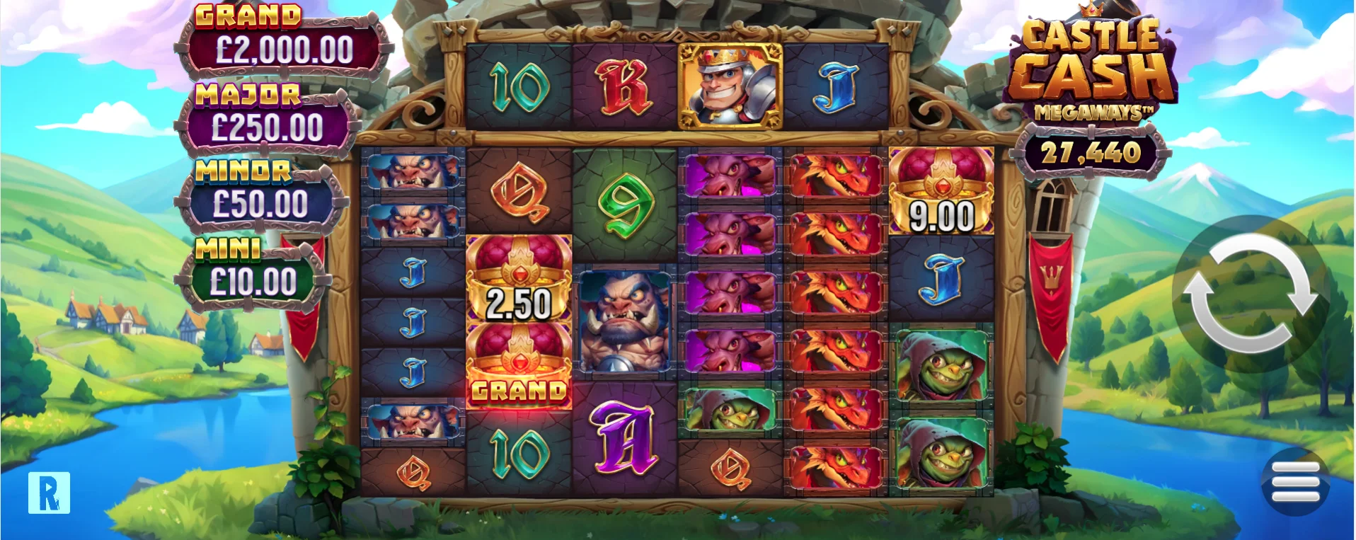 Castle Cash Megaways Preview