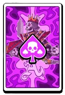 Purple Face Card