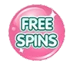Free Spins Bubble Symbol