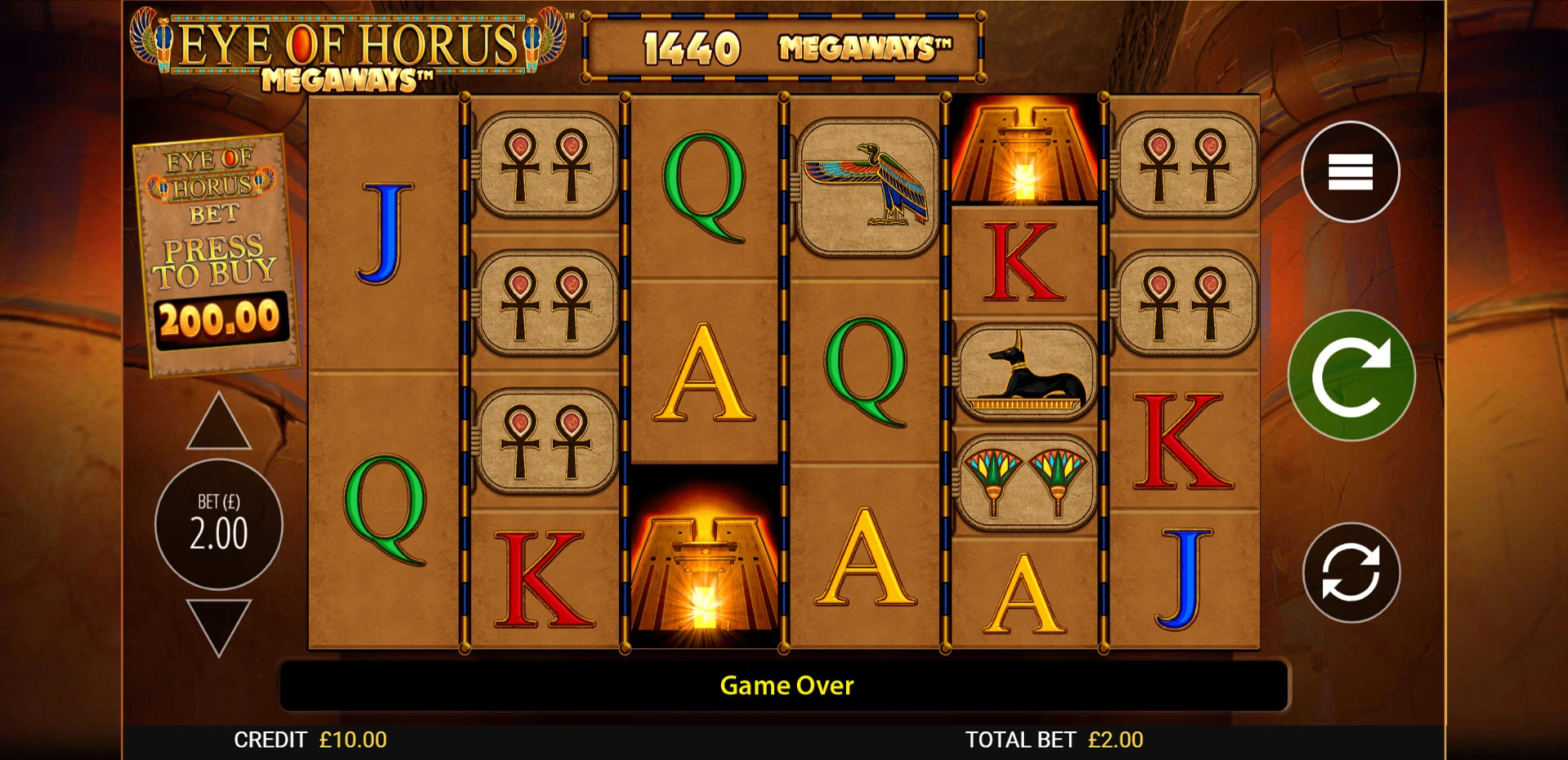 Eye of Horus Megaways Preview