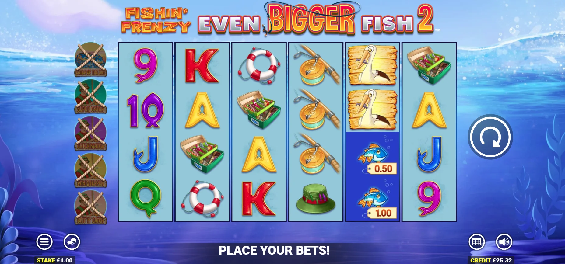 Fishin' Frenzy Even Bigger Fish 2 Rapid Fire Preview