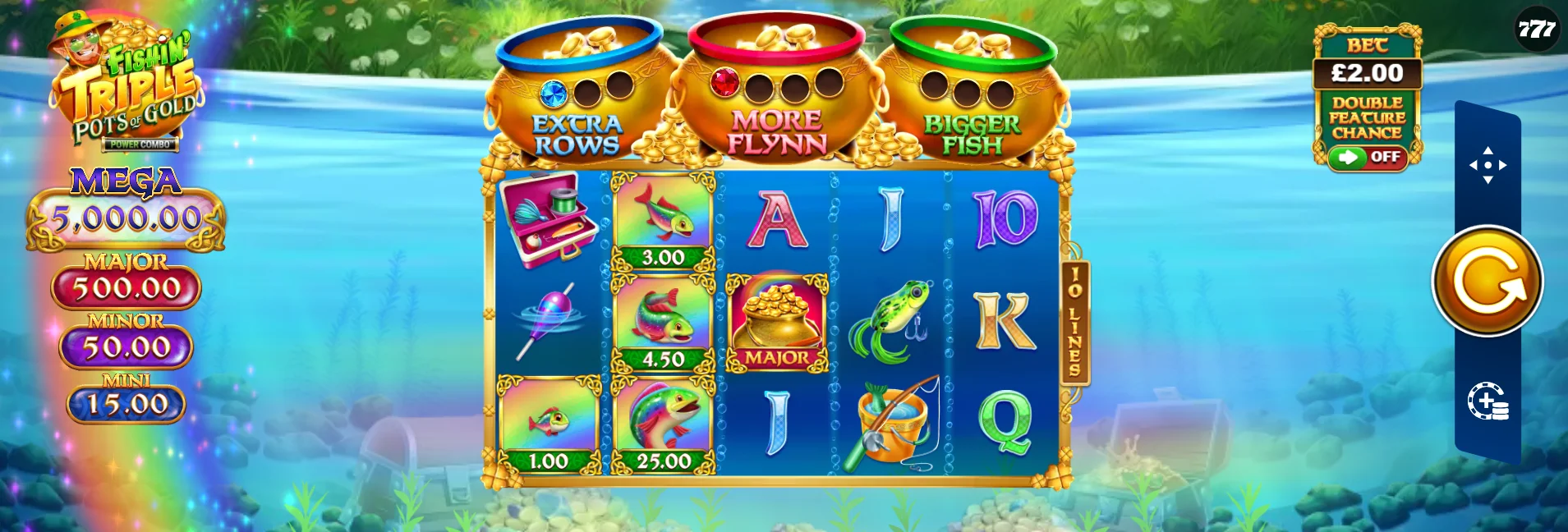 Fishin' Triple Pots of Gold Power Combo Preview