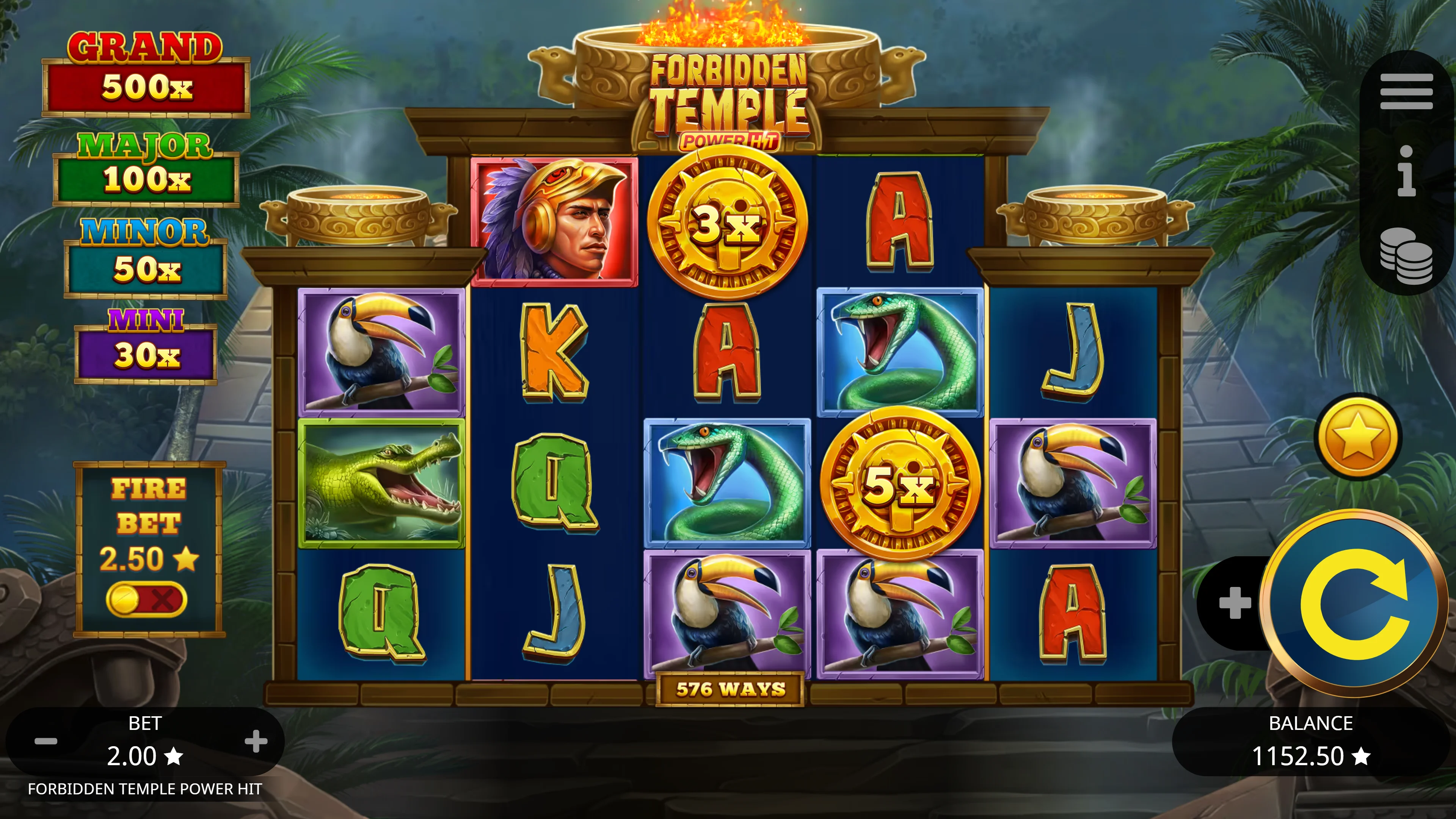 Forbidden Temple Power Hit Preview