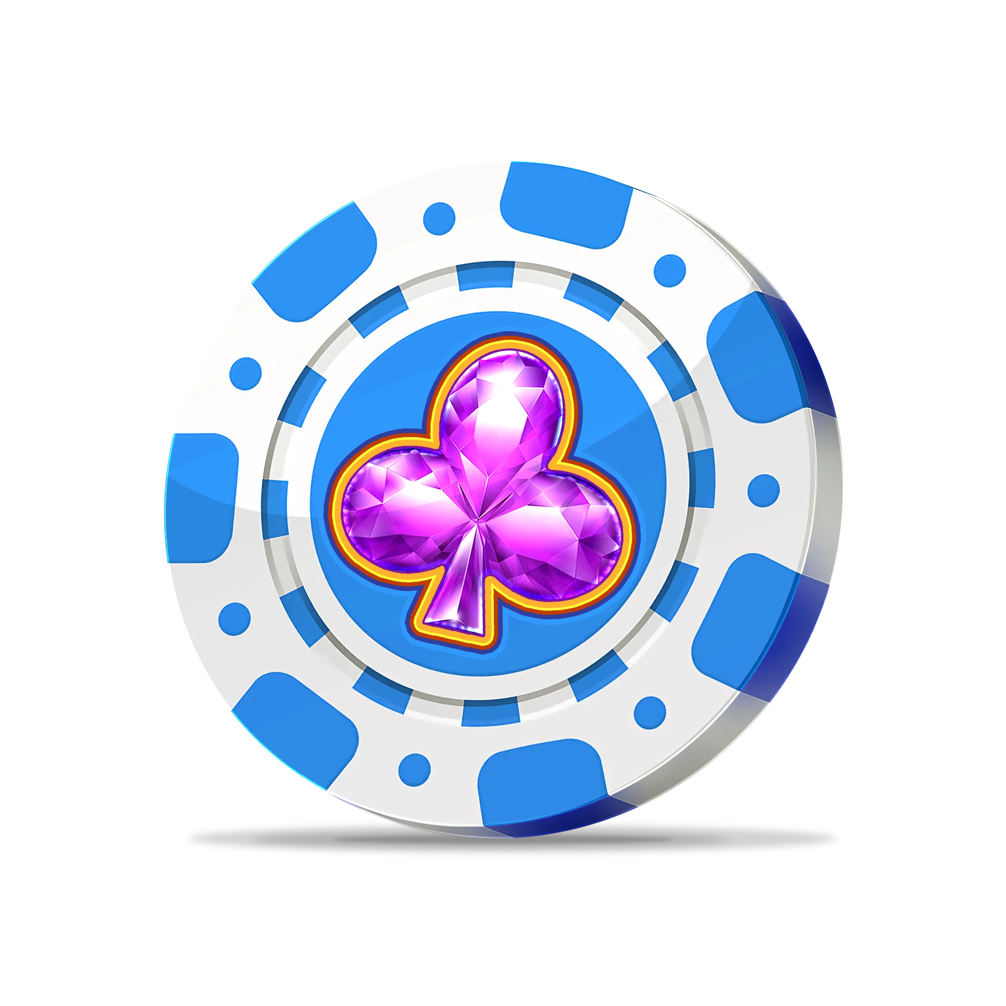 Blue Casino Chip