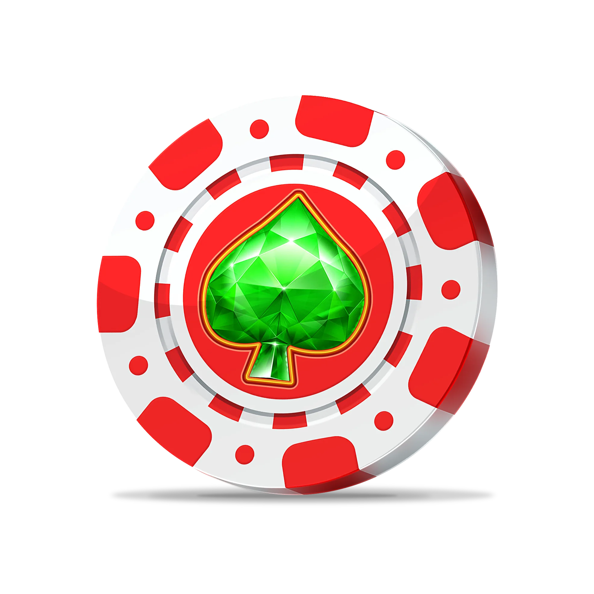 Red Casino Chip