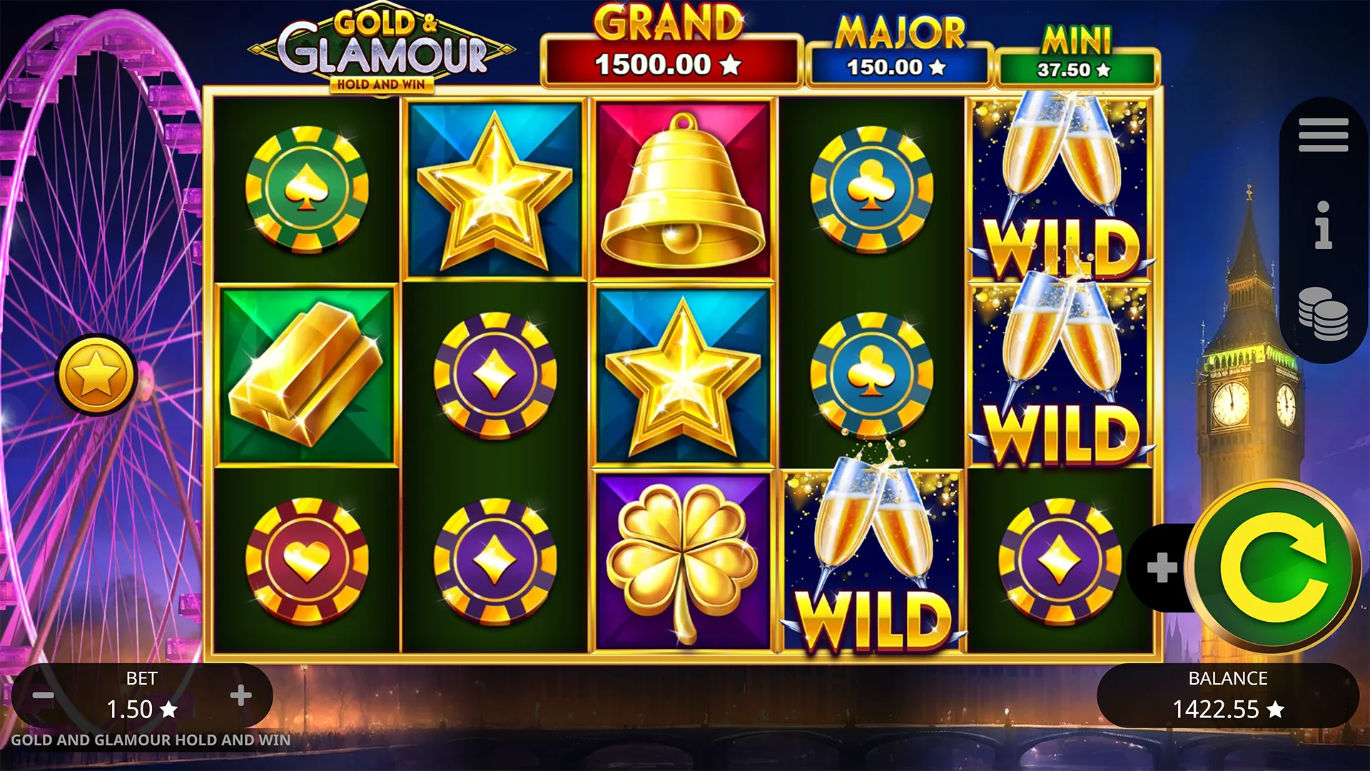 Gold & Glamour Hold and Win Preview