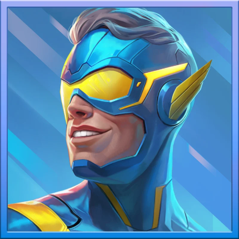 Blue Superhero