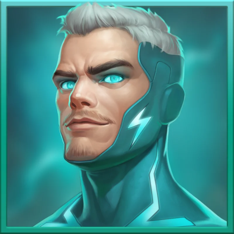 Turquoise Superhero