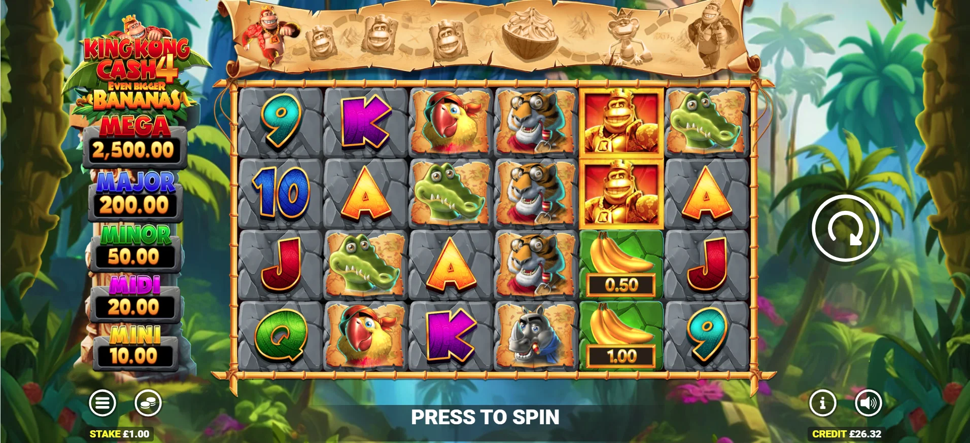 King Kong Cash Even Bigger Bananas 4 Preview