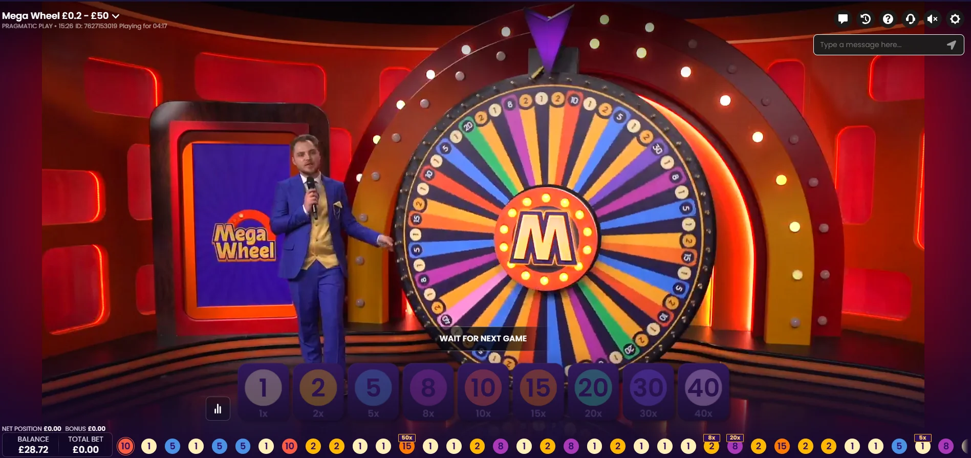 Mega Wheel Live Preview