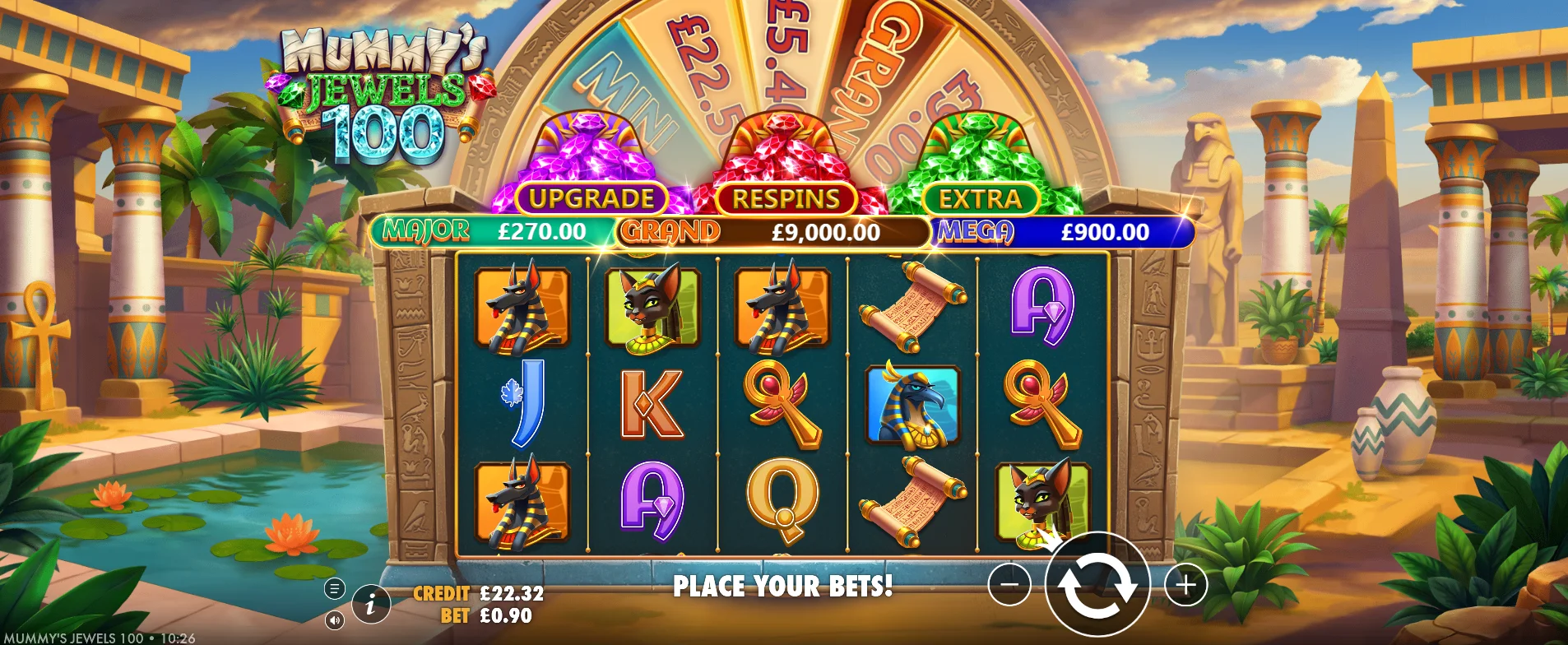 Mummy's Jewels 100 Preview