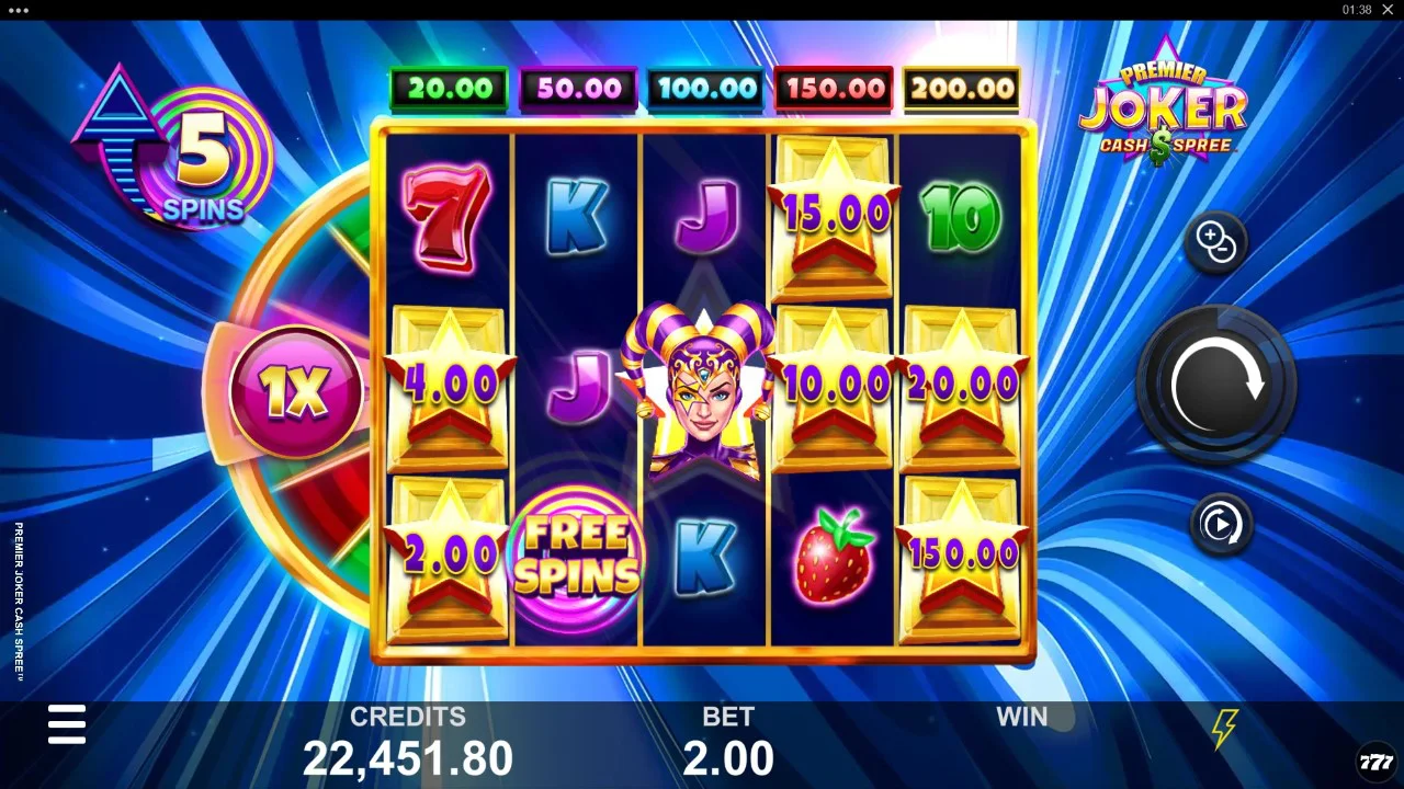 Premier Joker Cash Spree Lotsaloot Preview