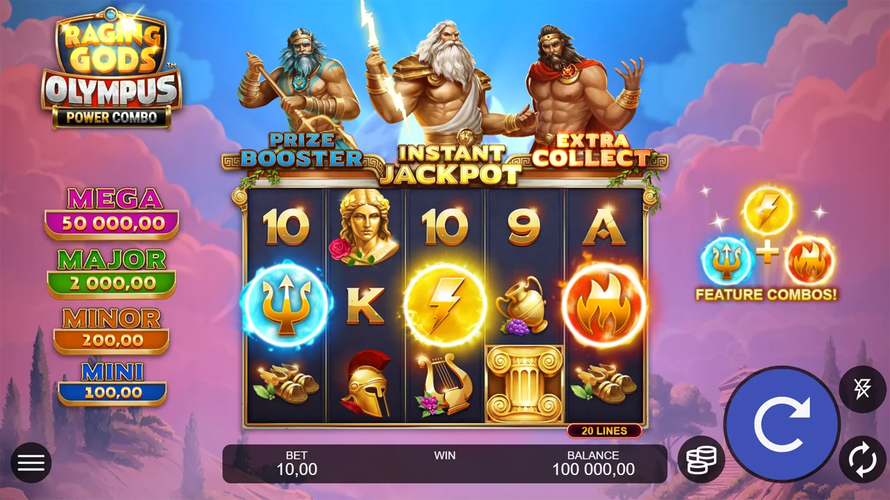 Raging Gods: Olympus Power Combo Lotsaloot Preview