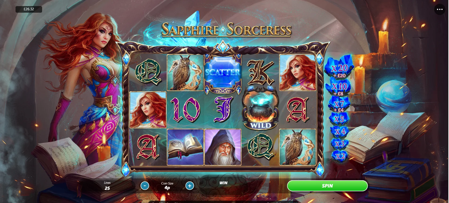 Sapphire Sorceress Preview