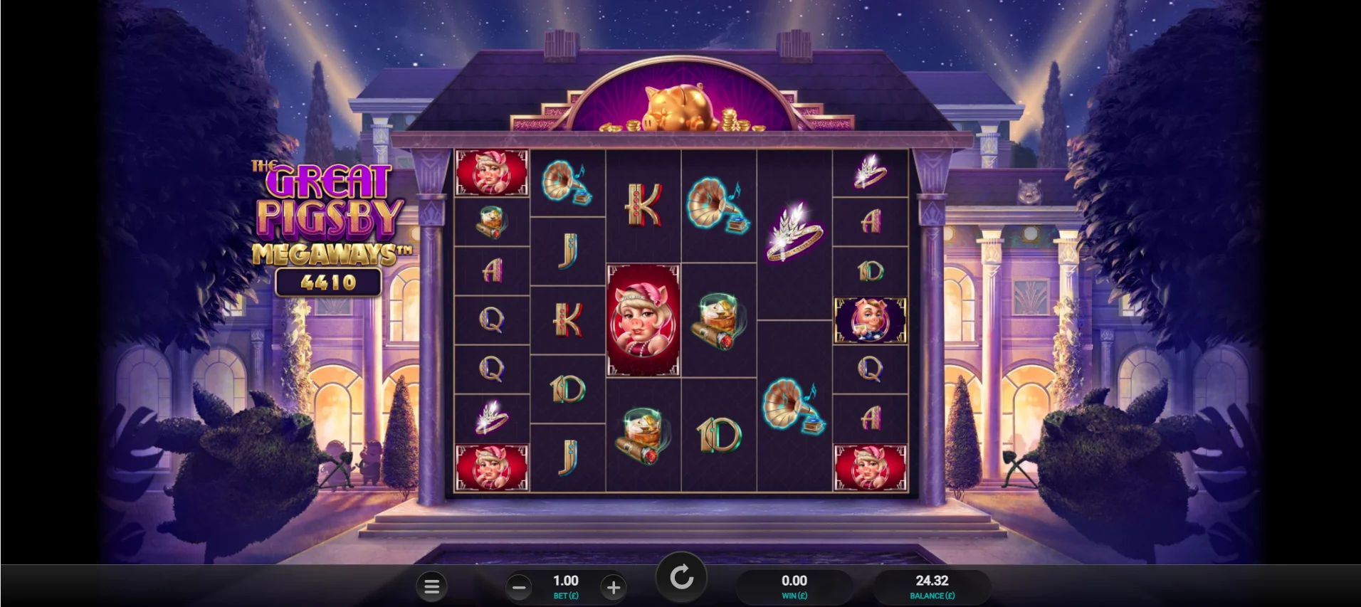 The Great Pigsby Megaways Preview