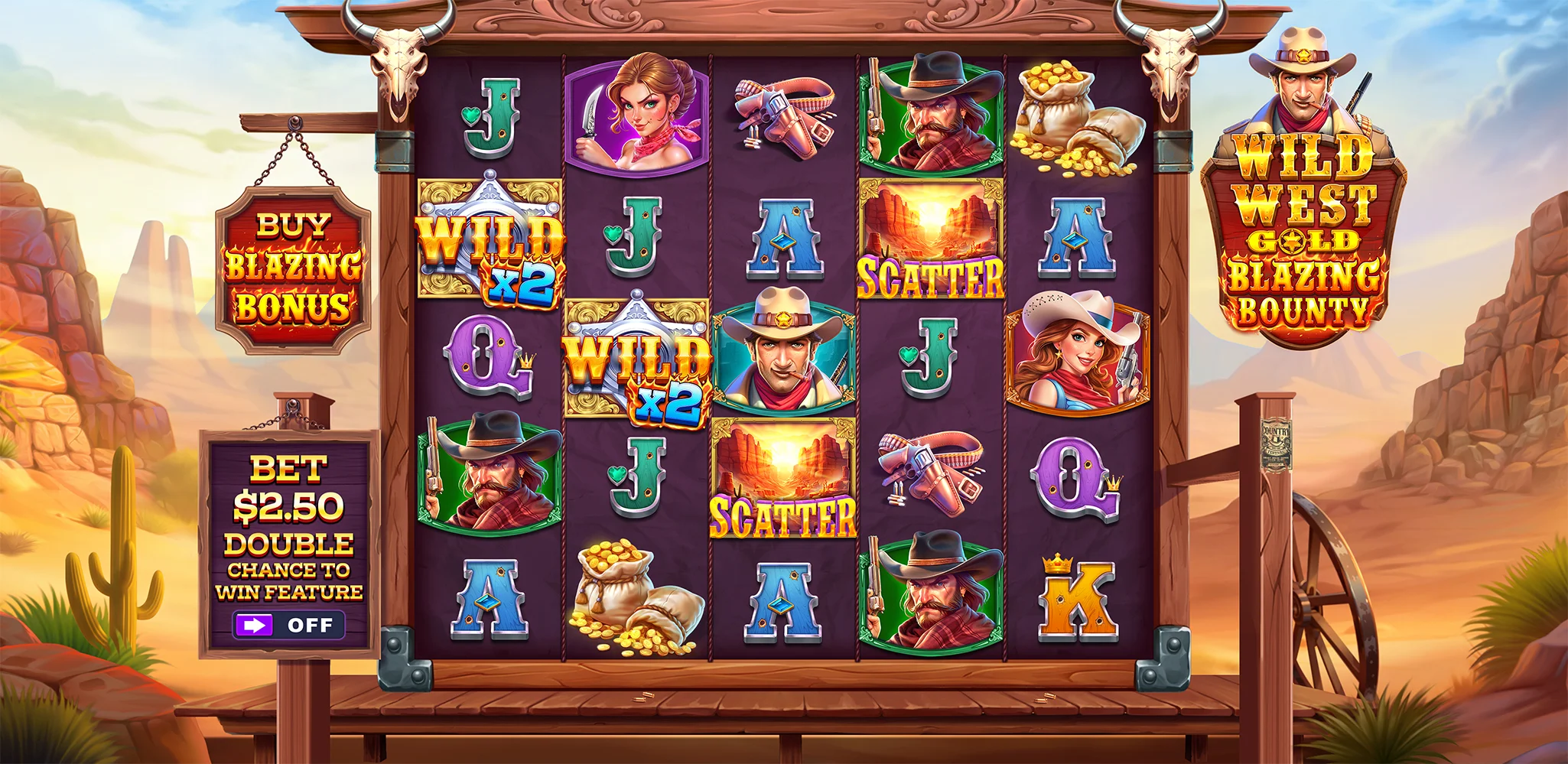 Wild West Gold Blazing Bounty Preview